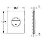 Кнопка Grohe Nova Cosmopolitan Print 38847LS0