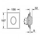 Кнопка Grohe Skate Air 38564SH0