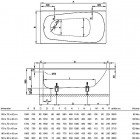 Ванна стальная Bette Betteform 3900-000 AD