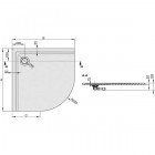 Мраморный поддон Sanplast BP-M/SPACE 80x80x1,5